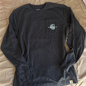 Carhartt Charcoal Long Sleeve Graphic